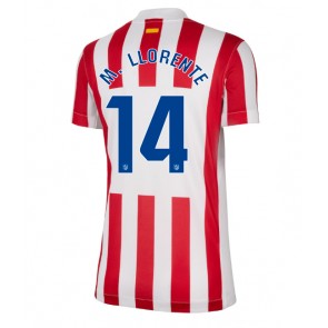 Atletico Madrid Marcos Llorente #14 Primera Equipación Mujer 2025-26 Manga Corta